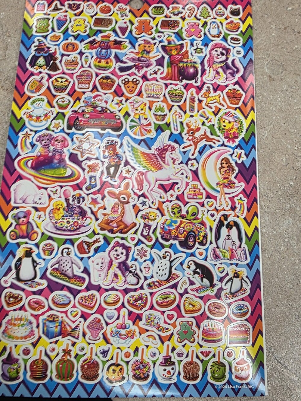 Lisa Frank Rainbow Multicolor 600+ Sticker Pack - Picture 6 of 6